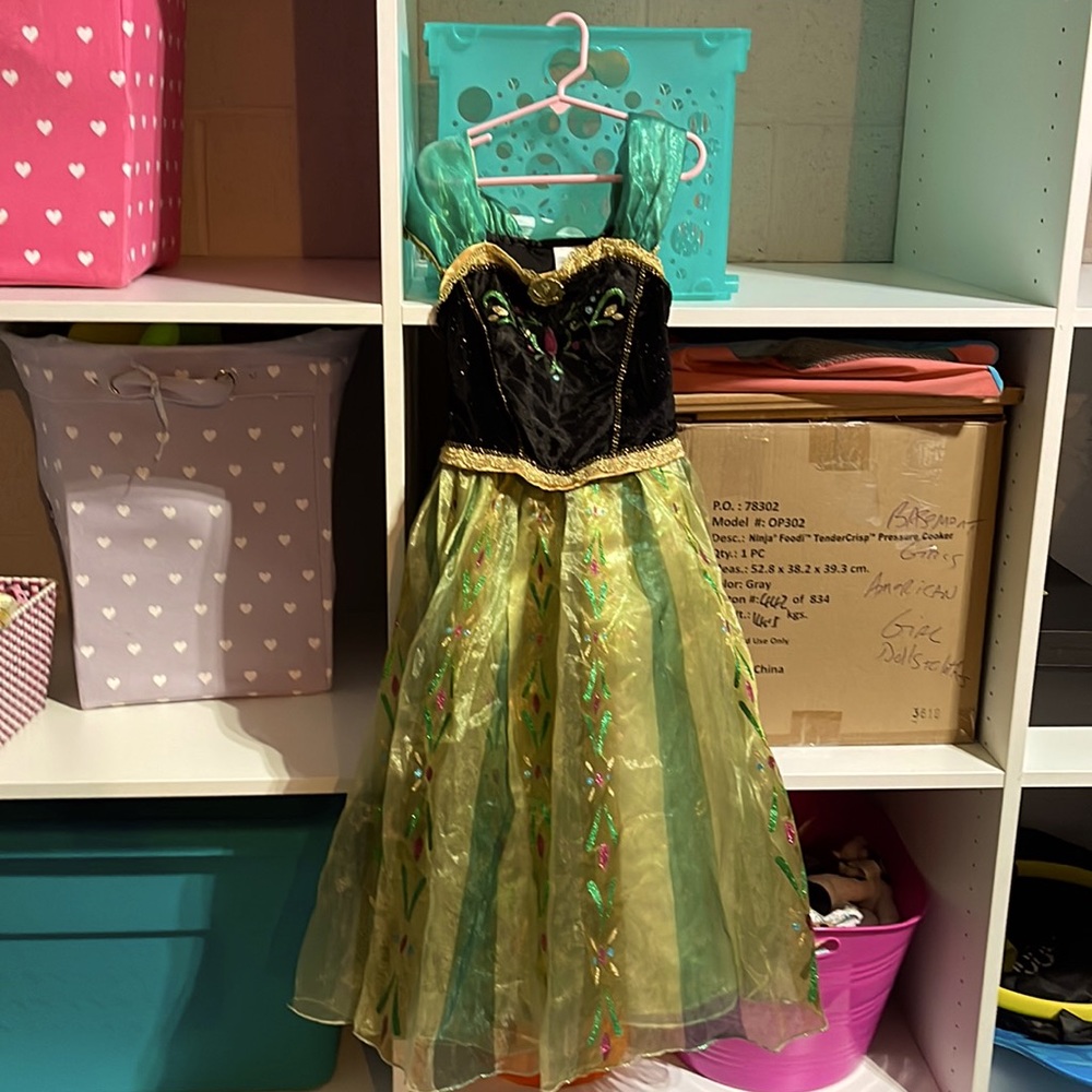 Authentic Disney Anna Dress Size 5/6